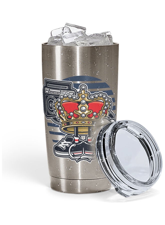 Royal Design Stainless Steel Tumbler With Lid Multicolour - Image 2