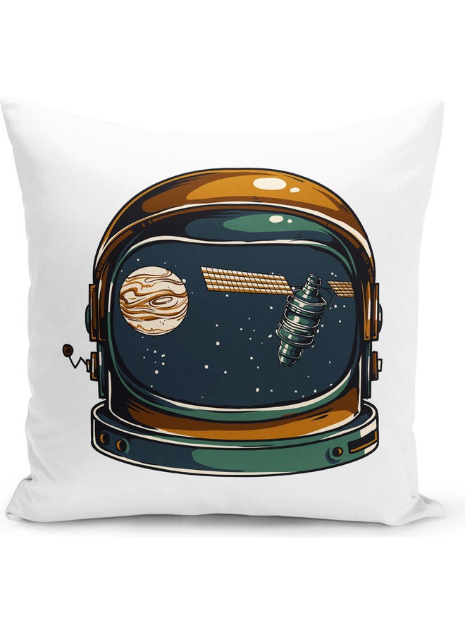 Antronaught Helmet Decorative Throw Pillow White - Image 1