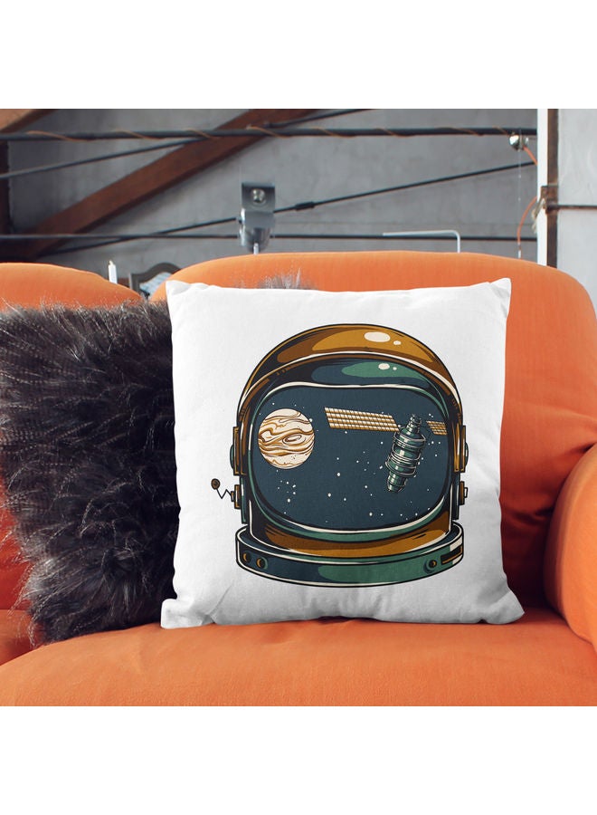 Antronaught Helmet Decorative Throw Pillow White - Image 2