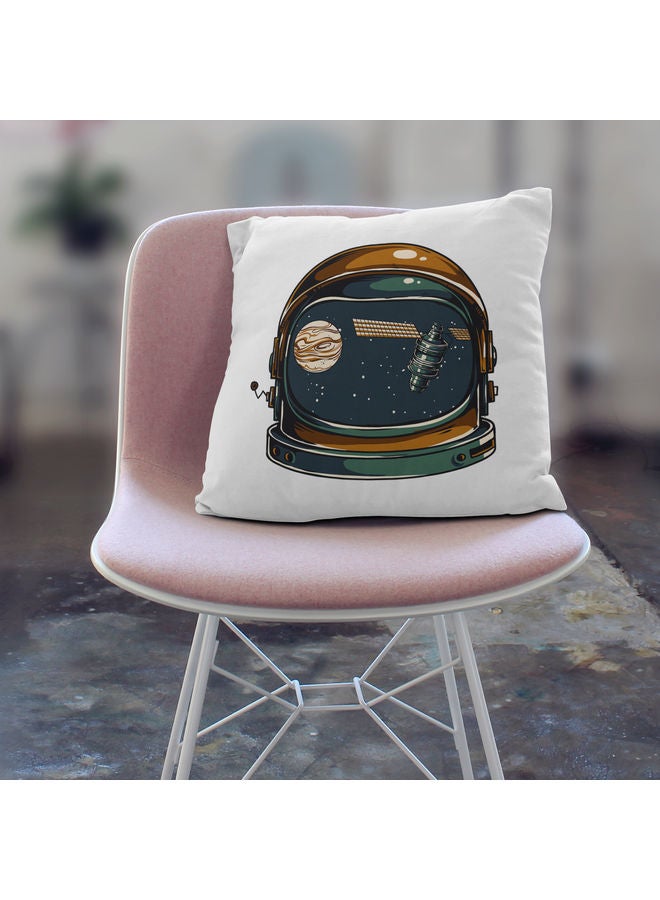Antronaught Helmet Decorative Throw Pillow White - Image 3