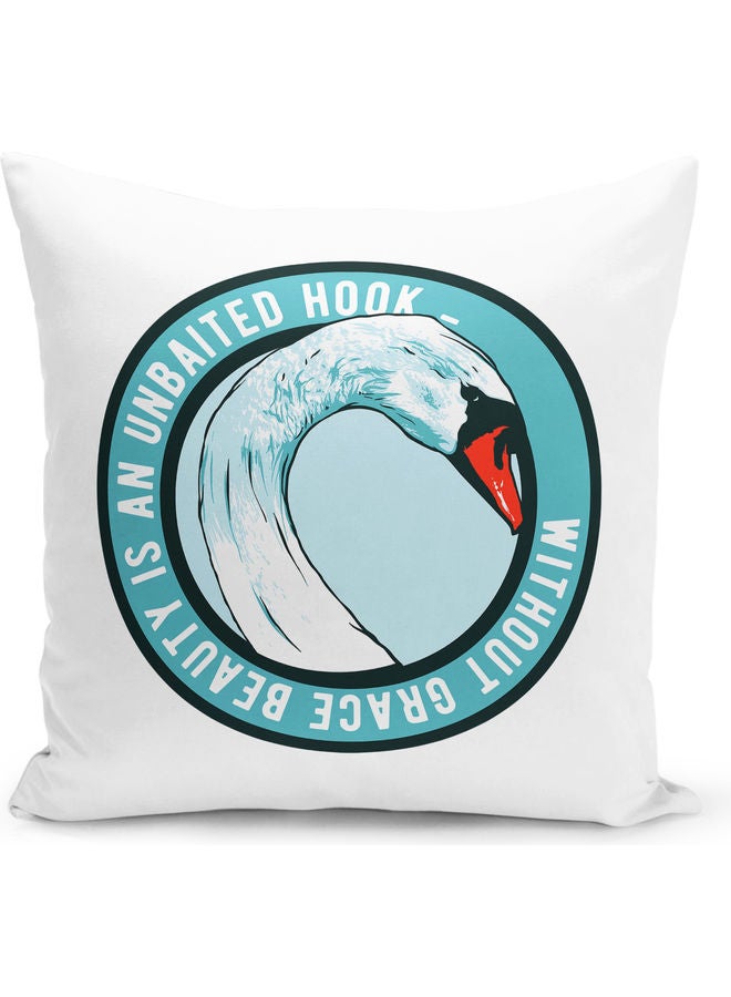 Graceful Beauty Quote Decorative Pillow Multicolour - Image 1