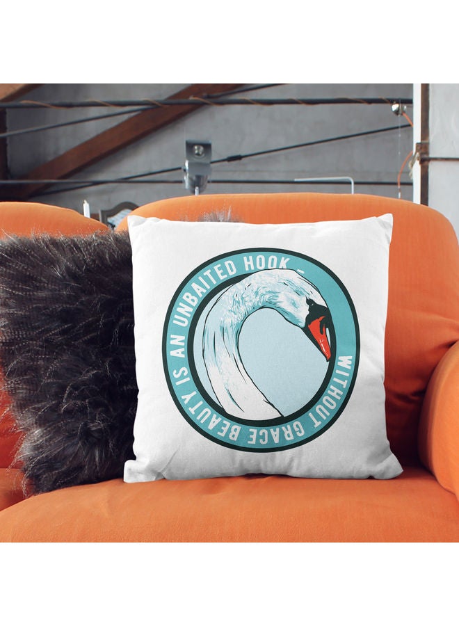 Graceful Beauty Quote Decorative Pillow Multicolour - Image 2
