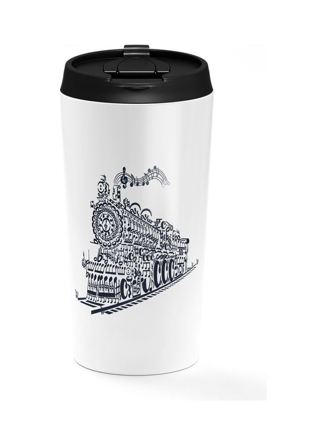 Musical Train Stainless Steel Tumbler With Lid Multicolour - Image 1