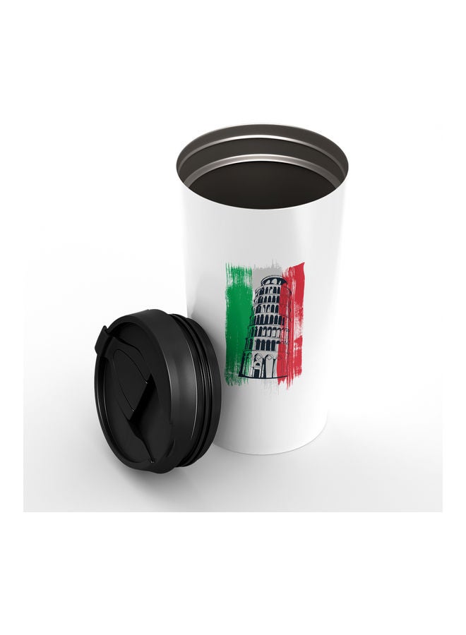 Italy Flag Double Walled Tumbler Multicolour - Image 2