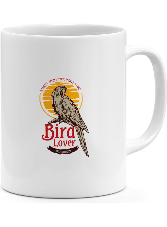 Bird Love Design Coffee Mug Multicolour - Image 1