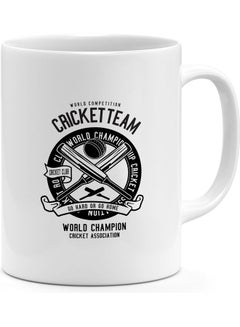Cricket Team Design Coffee Mug White