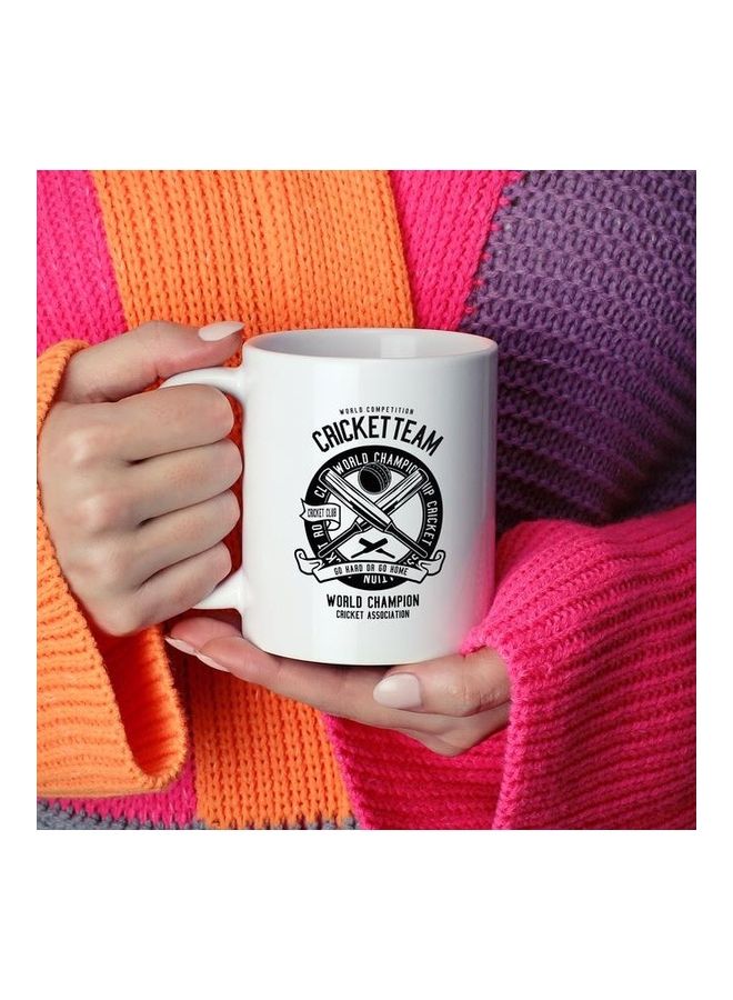 Generic - Cricket Team Design Coffee Mug White - Image 1