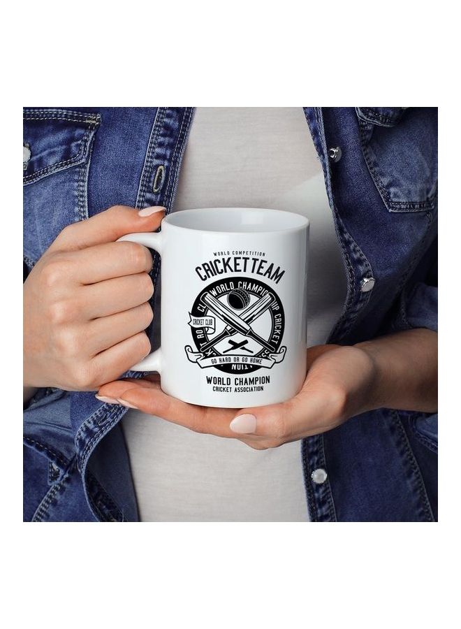 Generic - Cricket Team Design Coffee Mug White - Image 1