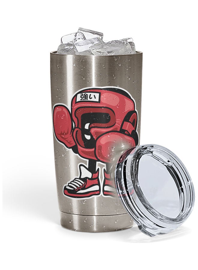 Kanji Boxing Stainless Steel Tumbler Multicolour