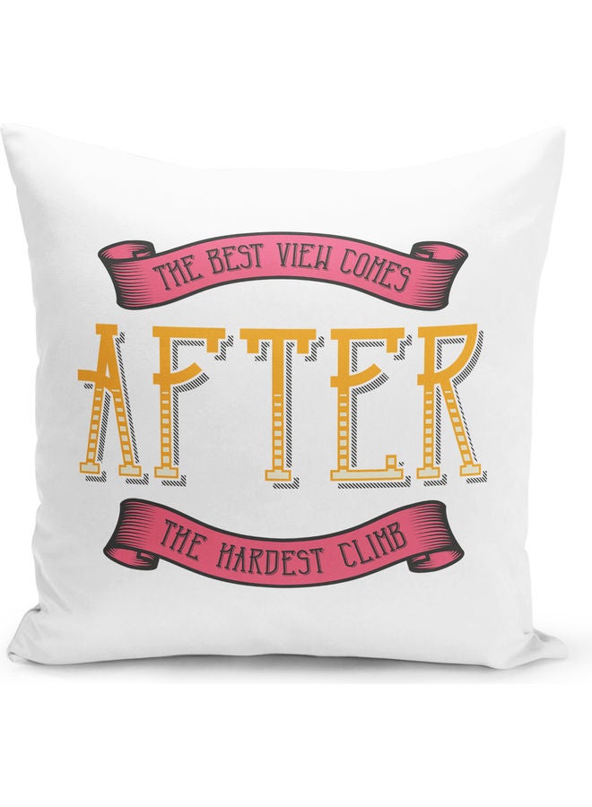 Best View Quote Decorative Pillow Multicolour - Image 1