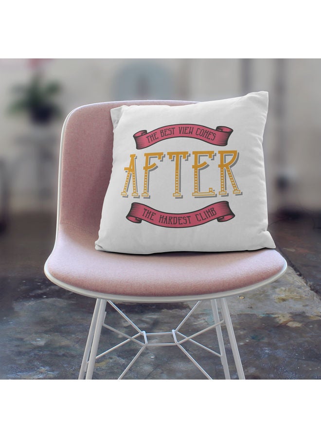 Best View Quote Decorative Pillow Multicolour - Image 2