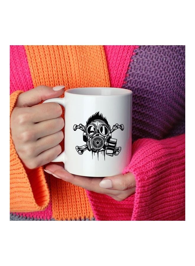 Gas Mask Design Design Coffee Mug Multicolour - Image 2