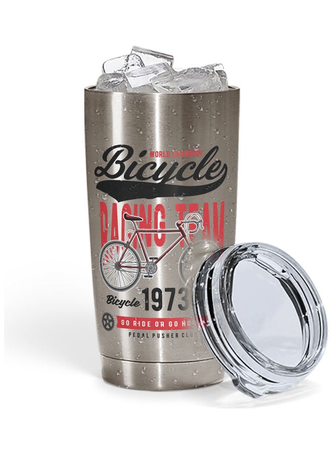 Generic - Bicycle Legend Stainless Steel Tumbler With Lid Multicolour - Image 1