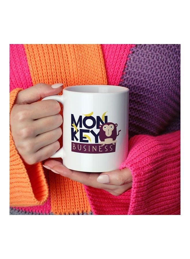 Monkey Business Design Coffee Mug Multicolour - Image 2