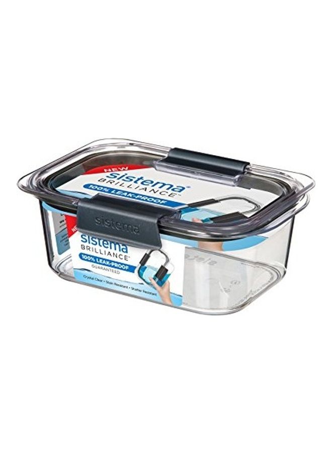 sistema Clip And Sealed Food Container Grey/Clear 920ml 