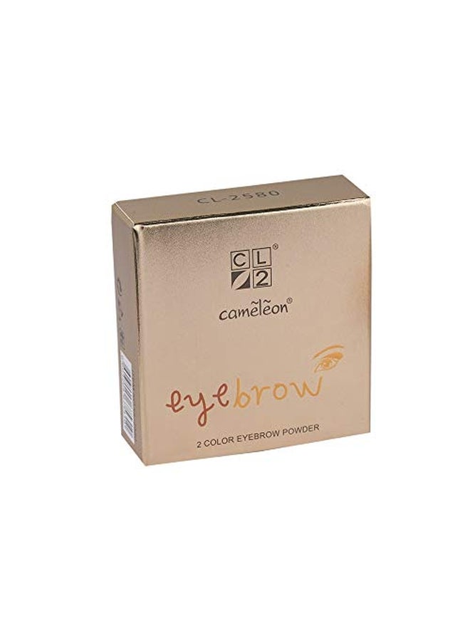 Cameleon Duo Colour  Eyebrow Kit Black/Brown - Image 3
