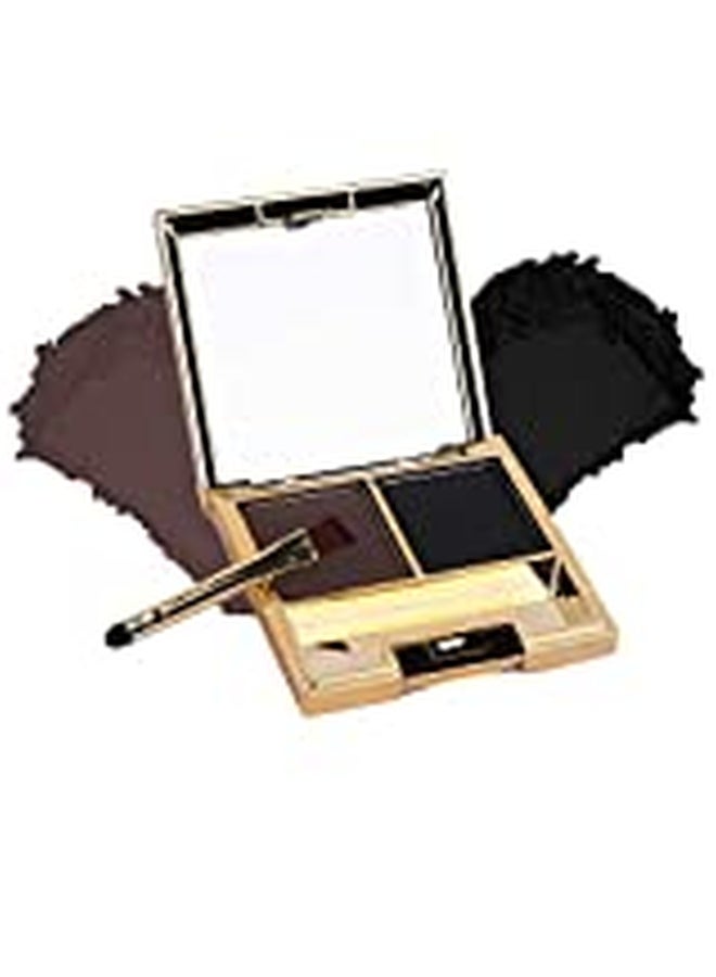 Cameleon Duo Colour  Eyebrow Kit Black/Brown - Image 4