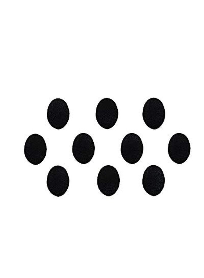 Comet Busters 10-Piece Basic Traditional Bindi Set Black