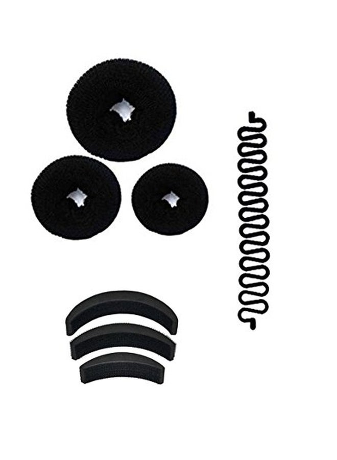 فوكس Pack Of 7 Hair Accessories Black - Image 1