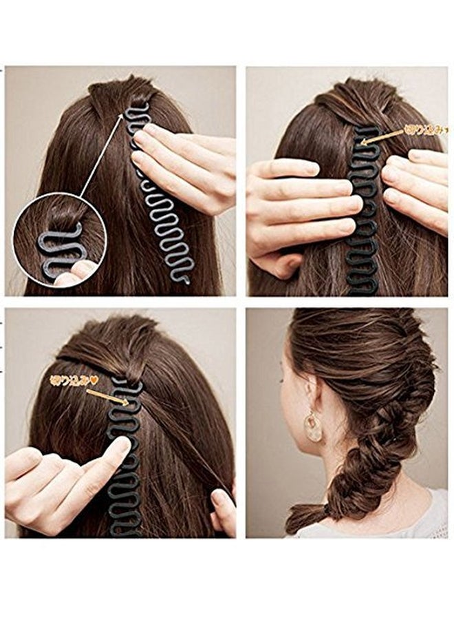 فوكس Pack Of 7 Hair Accessories Black - Image 2