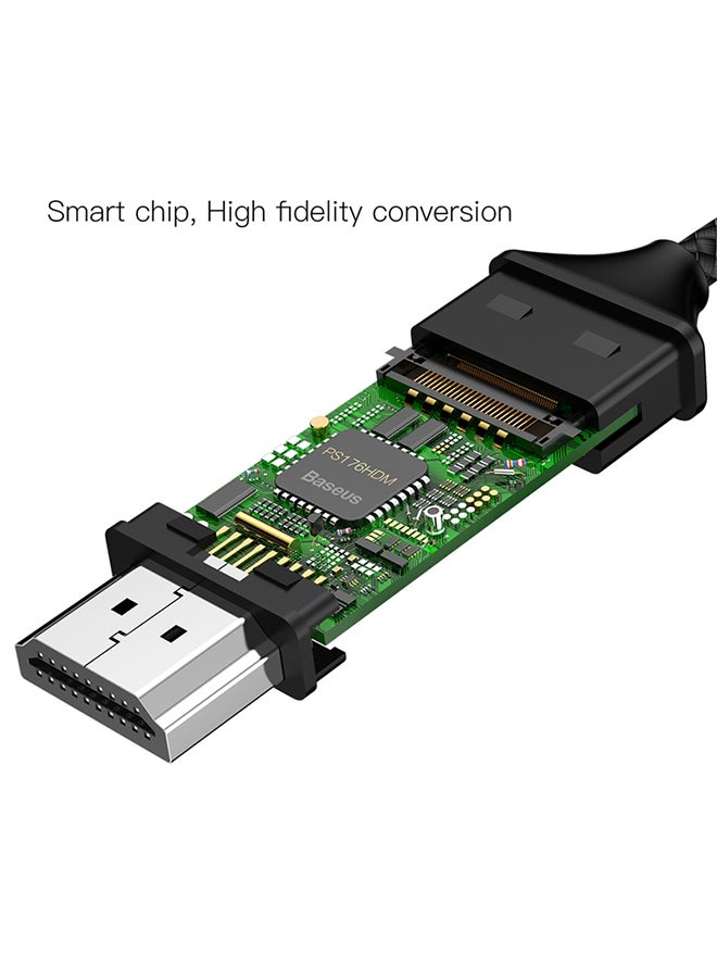 Baseus USB C to HDMI Cable USB Type C to 4K 60Hz HDMI Cable Adapter for Home Office, for MacBook Pro/iPad Pro 2020 2019, Surface Book 2, Dell XPS 15, Samsung S10, S9 Plus, 1.8M Grey - Image 4