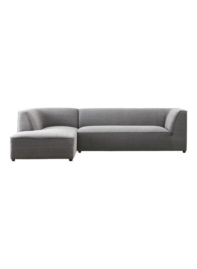 ASGHAR FURNITURE L-Shaped Sapphire Sofa Grey