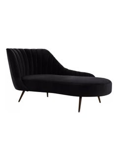 Acker Chaise Lounge Black 188x80x88cm