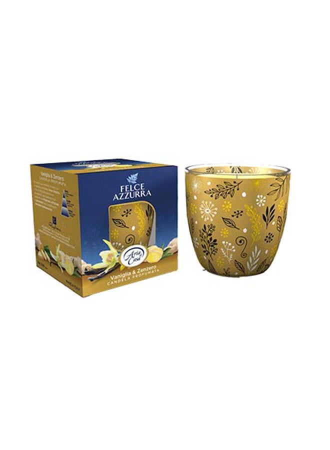 FELCE AZZURRA Vanilla And Ginger Perfuming Candle Ocean Blue 120grams 