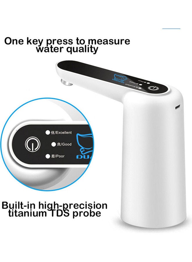 دومبو مضخّة مياه كهربائيّة قابلة للشحن بمنفذ USB S24-1 أبيض  - Image 5