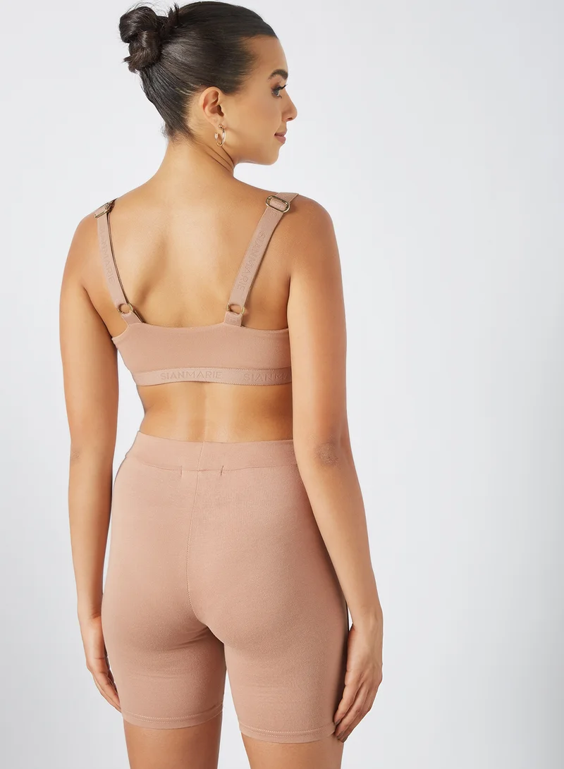 Sian Marie Tonal Contour Bra Beige