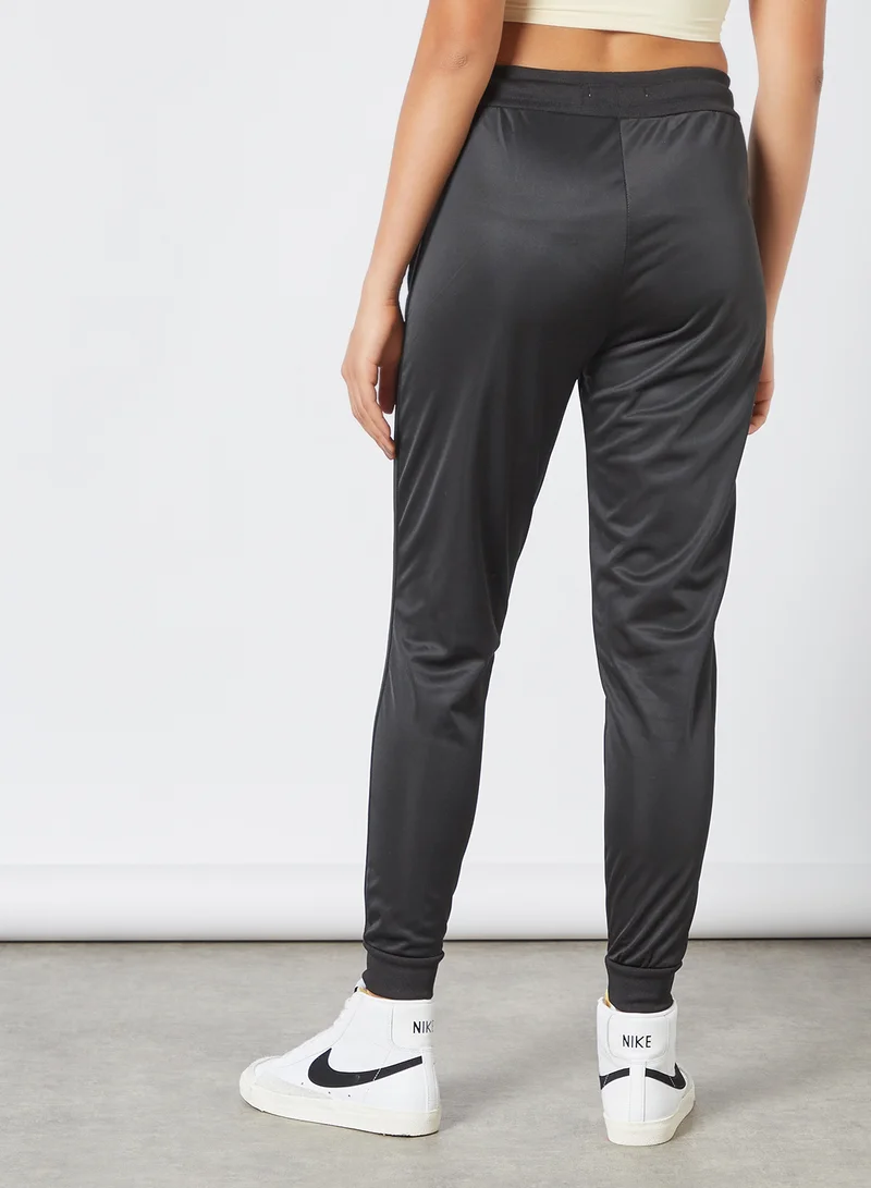 Sian Marie Satin High Waisted Joggers Black