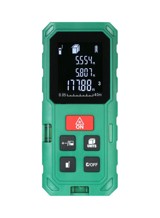 Generic - Handheld Digital Laser Distance Meter Green/Black - Image 1