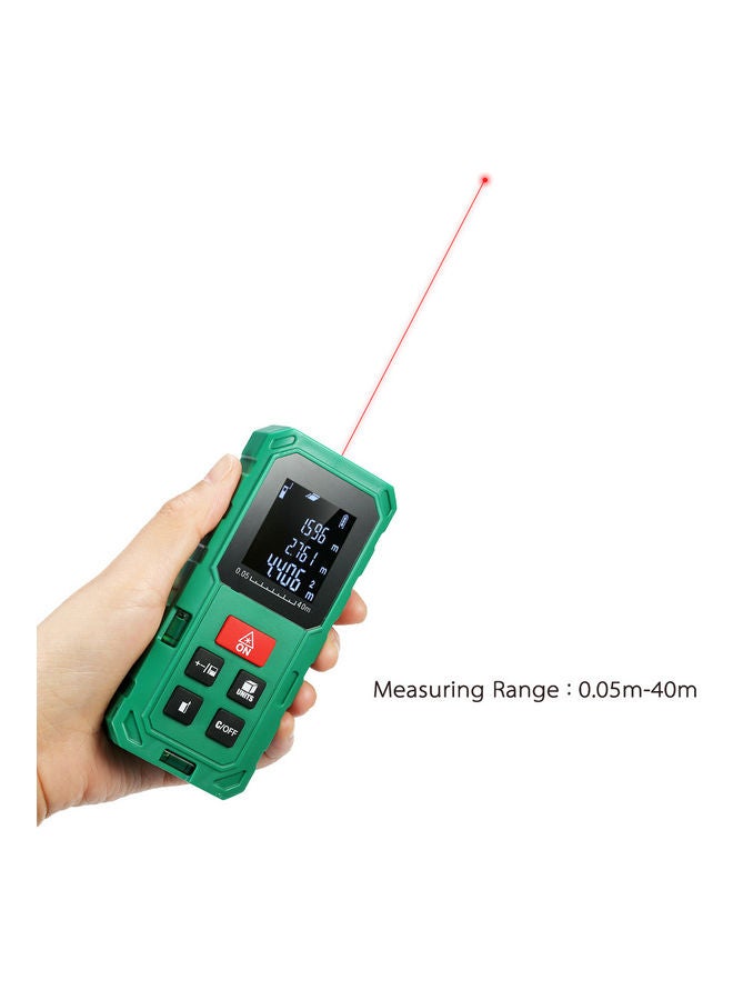 Generic - Handheld Digital Laser Distance Meter Green/Black - Image 1