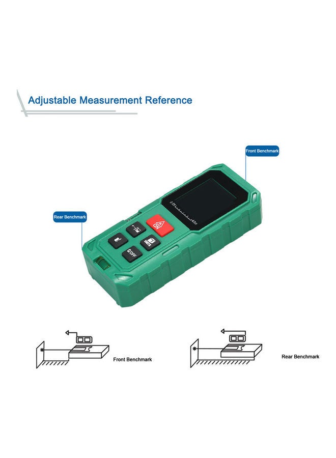 Generic - Handheld Digital Laser Distance Meter Green/Black - Image 1
