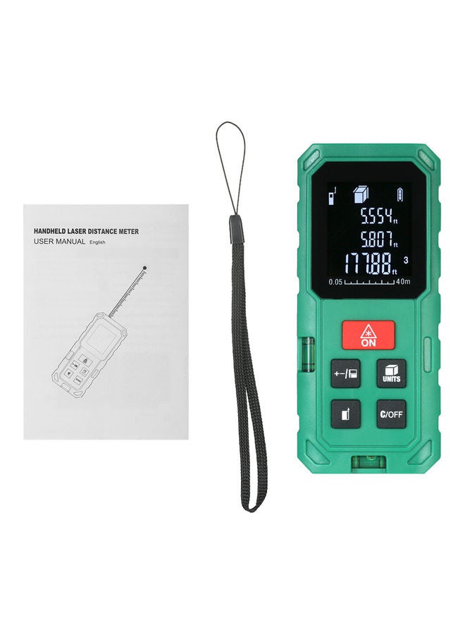 Generic - Handheld Digital Laser Distance Meter Green/Black - Image 1