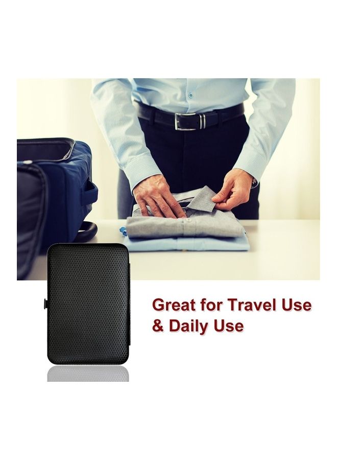 طقم أدوات إحترافية للعناية بأظافر اليدين والقدمين مكون من 18 قطعة لون أسود - Image 2