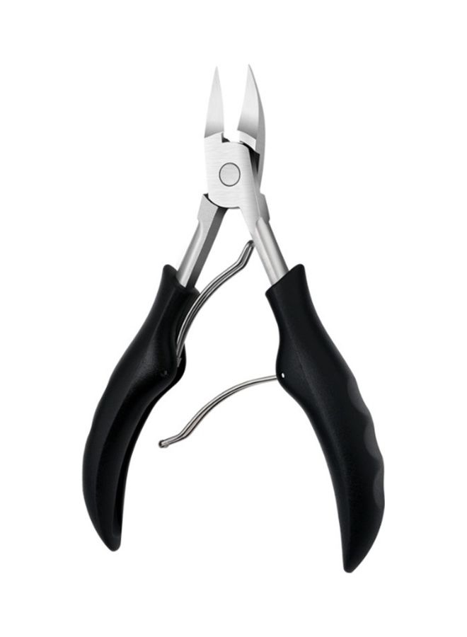 قصافة أظافر من الستانلس ستيل أسود/فضي . - Image 1