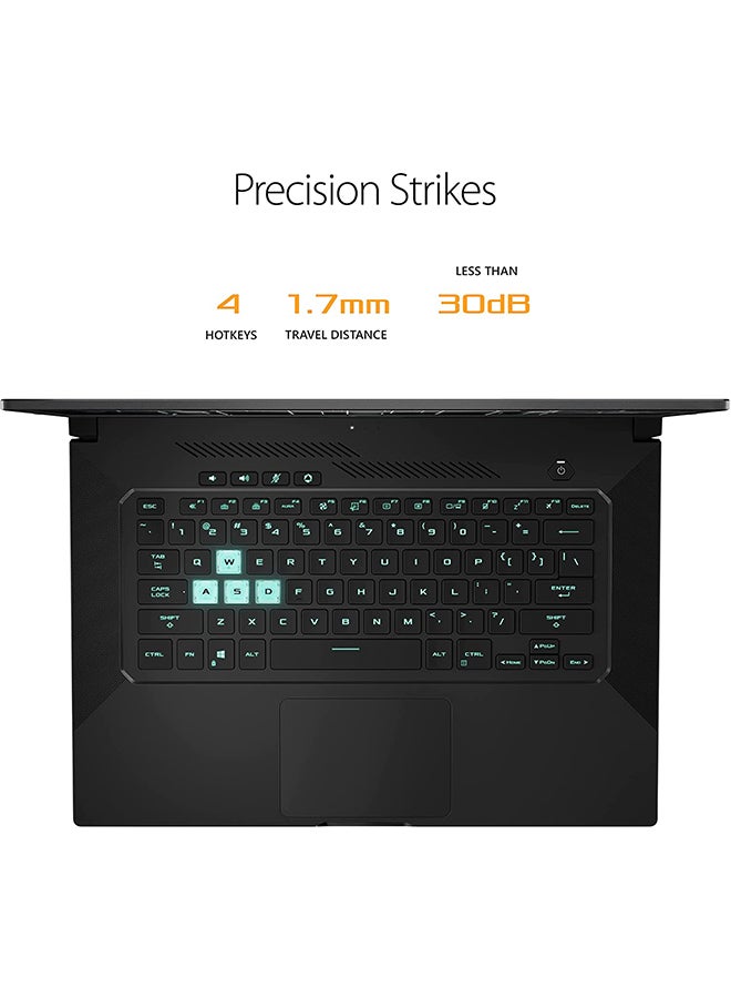 ASUS - TUF Dash Gaming (Upgraded Version) Laptop With 15.6-Inch FHD Display, Core i7-11370H Processer/16GB RAM/512GB SSD/Nvidia GeForce RTX 3050Ti Graphics Card /International Version English Eclipse Grey - Image 1