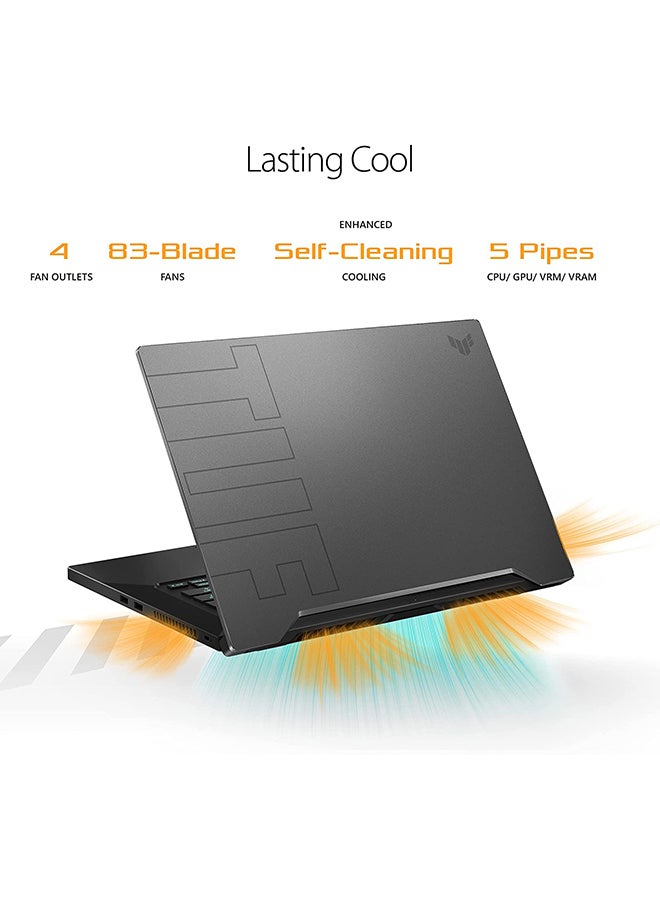 ASUS - TUF Dash Gaming (Upgraded Version) Laptop With 15.6-Inch FHD Display, Core i7-11370H Processer/16GB RAM/512GB SSD/Nvidia GeForce RTX 3050Ti Graphics Card /International Version English Eclipse Grey - Image 1