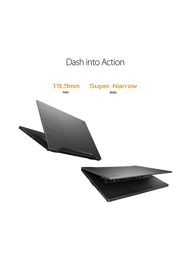 ASUS - TUF Dash Gaming (Upgraded Version) Laptop With 15.6-Inch FHD Display, Core i7-11370H Processer/16GB RAM/512GB SSD/Nvidia GeForce RTX 3050Ti Graphics Card /International Version English Eclipse Grey - Image 1