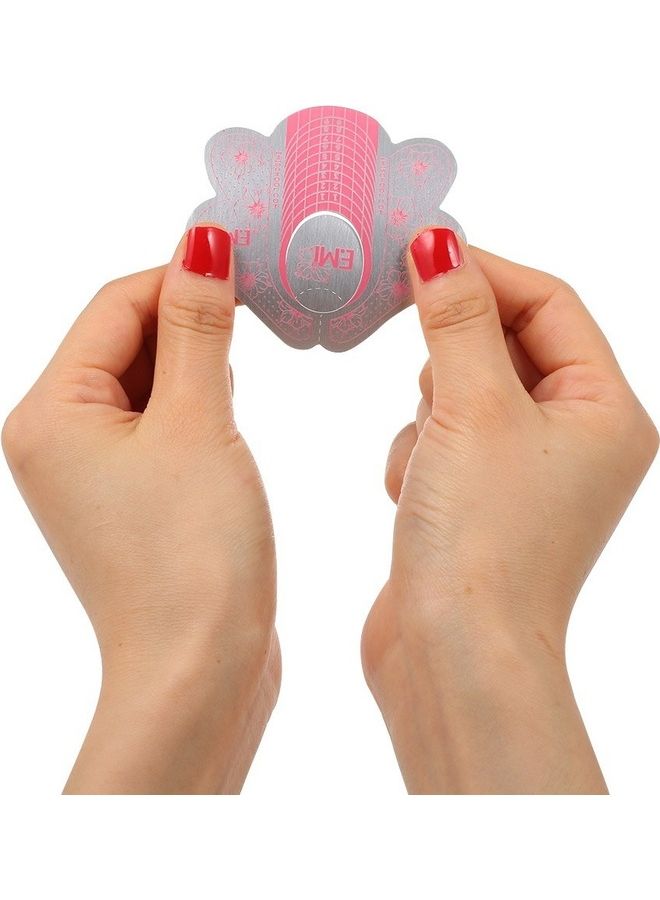 مجموعة مُلصقات لتزيين الأظافر مُكونة من 100 قطعة متعدد الألوان - Image 2