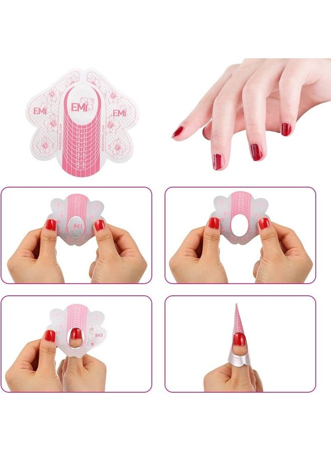 مجموعة مُلصقات لتزيين الأظافر مُكونة من 100 قطعة متعدد الألوان - Image 4