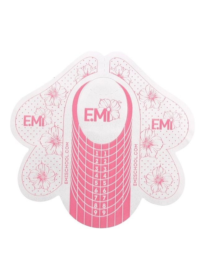 مجموعة مُلصقات لتزيين الأظافر مُكونة من 100 قطعة متعدد الألوان - Image 3