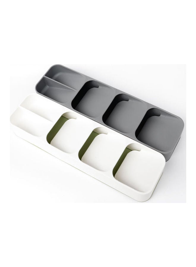 Generic Cutlery Store Drawer Organizer Grey 39.60x5.50x11.00cm  - Image 3