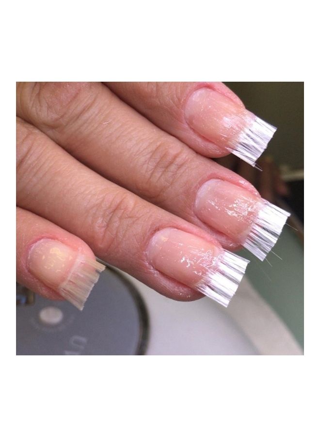 10-Piece Fibernails Fiberglass for Nail Extension Acrylic Tips White - Image 2