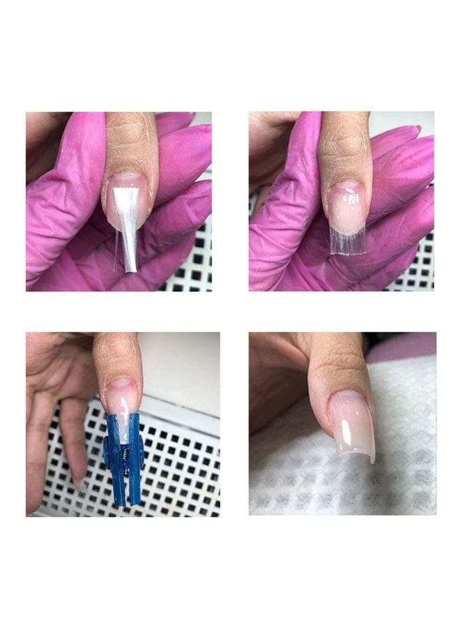 10-Piece Fibernails Fiberglass for Nail Extension Acrylic Tips White - Image 5