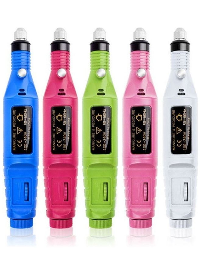 Portable Manicure Electric Nail Drill Machine Kit White - Image 2