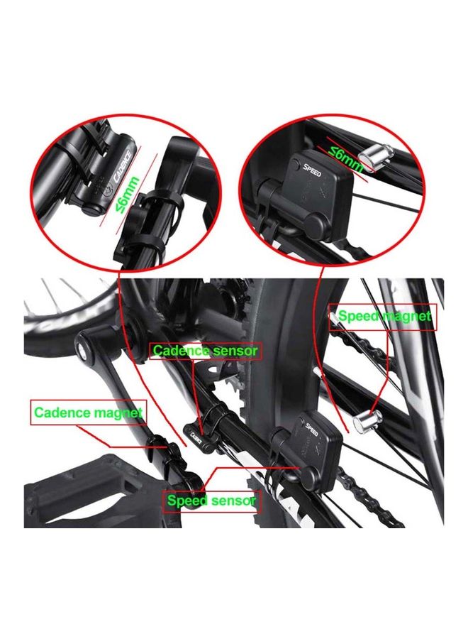 LIXADA - 3-In-1 Computer With Cadence And Heart Rate Belt Accessories Set - Image 1