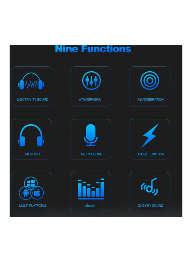 Multifunctional Sound Card and Suspension Microphone Kit I-5570G1 Multicolour - Image 3