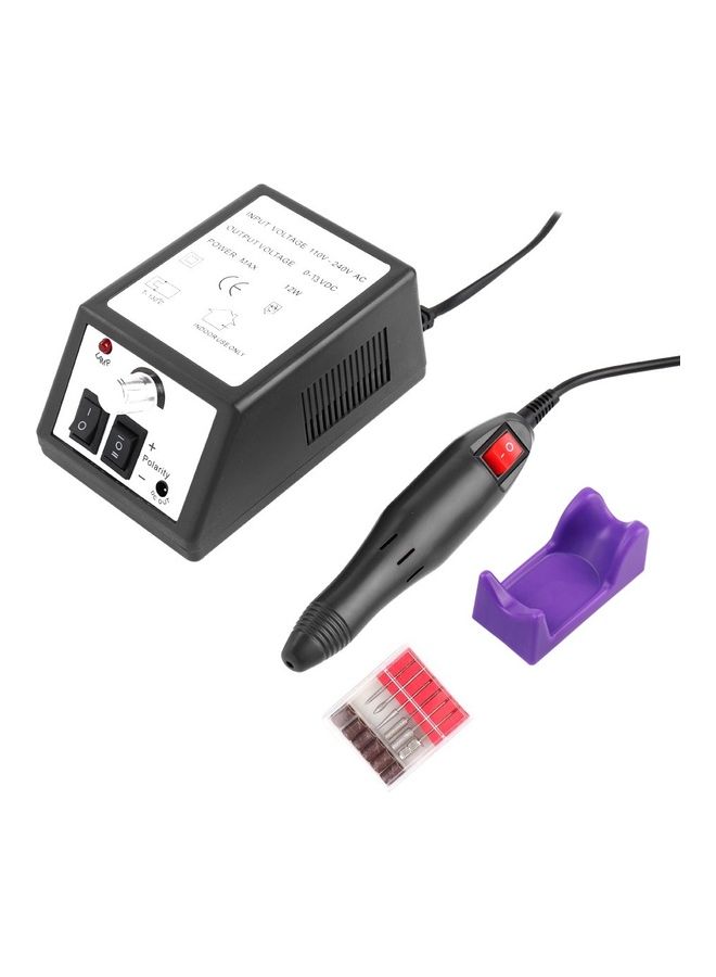 Generic Professional Electric Acrylic Nail Drill File Machine Kit Black  - Image 1